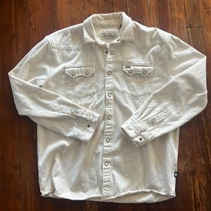 Howler Brothers Dust Up Denim Pearl Snap Long Sleeve